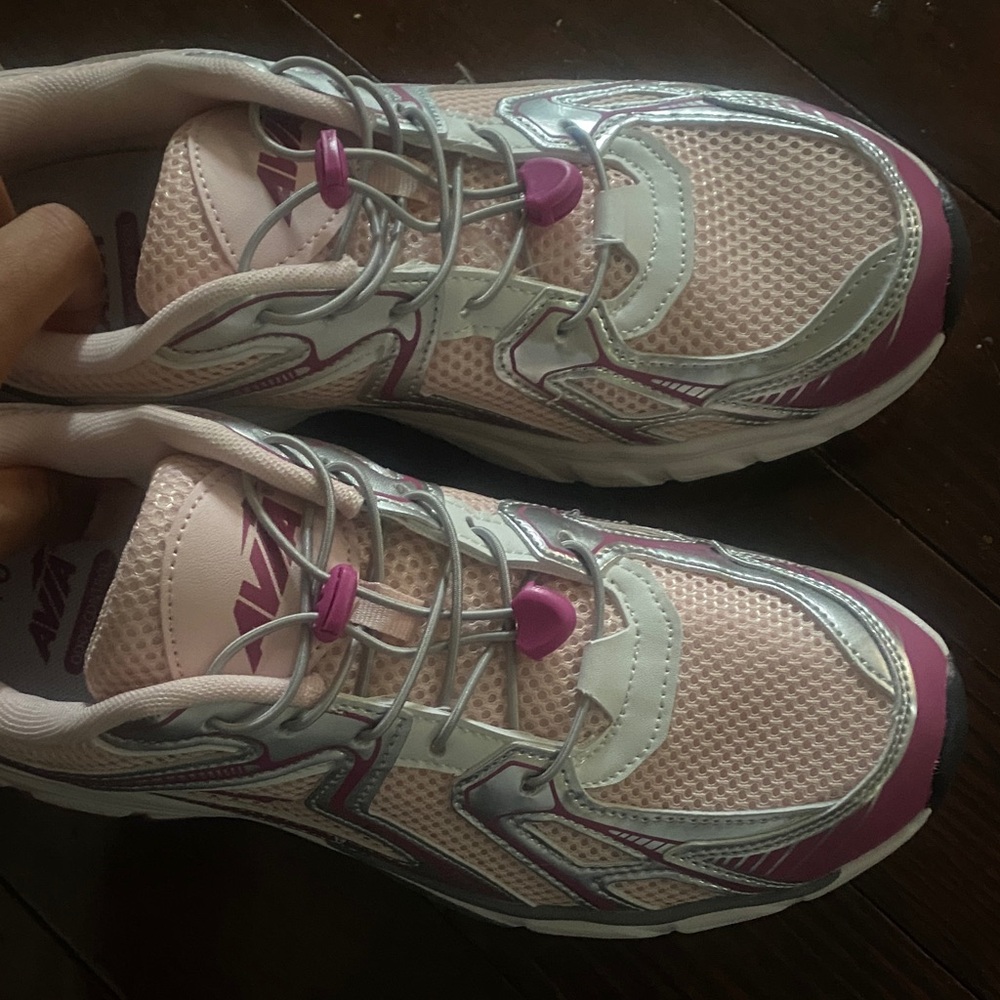 Avia Pink and Silver Athletic Shoes